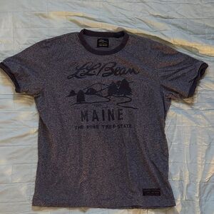 L.L. Bean x Todd Snyder Dark Gray Graphic Tee